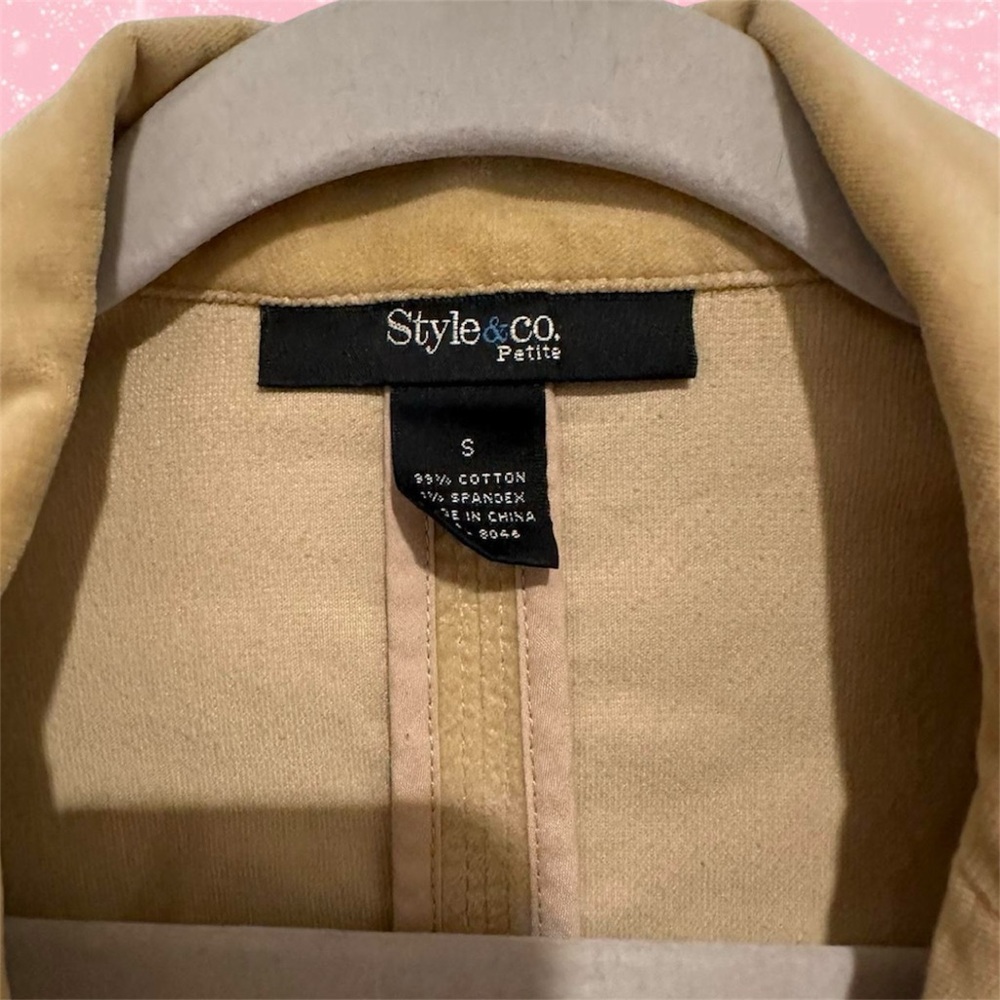 Style & Co Tan Blazer - Picture 3 of 5